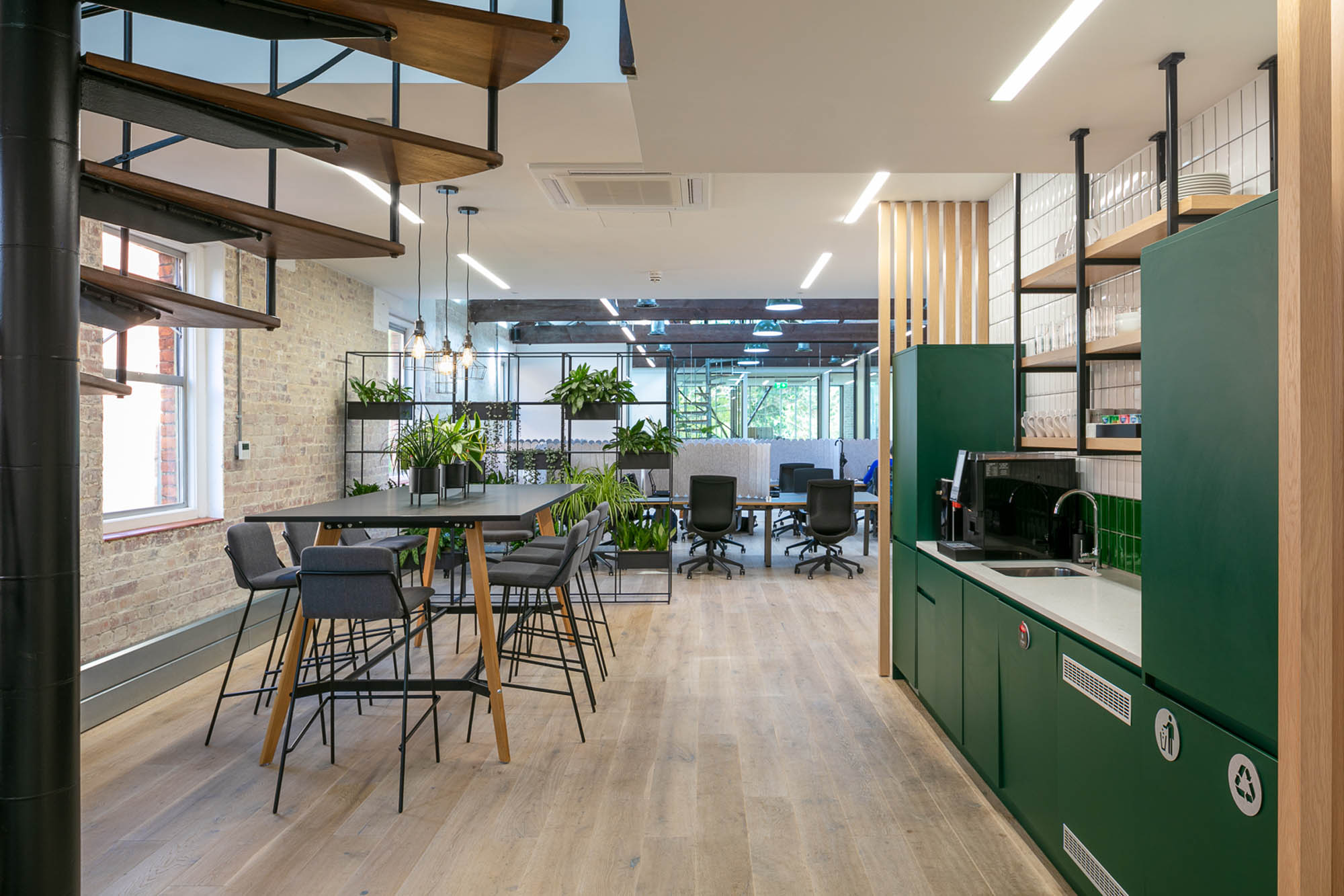 Coworking space at The Loft, Queens Park, London