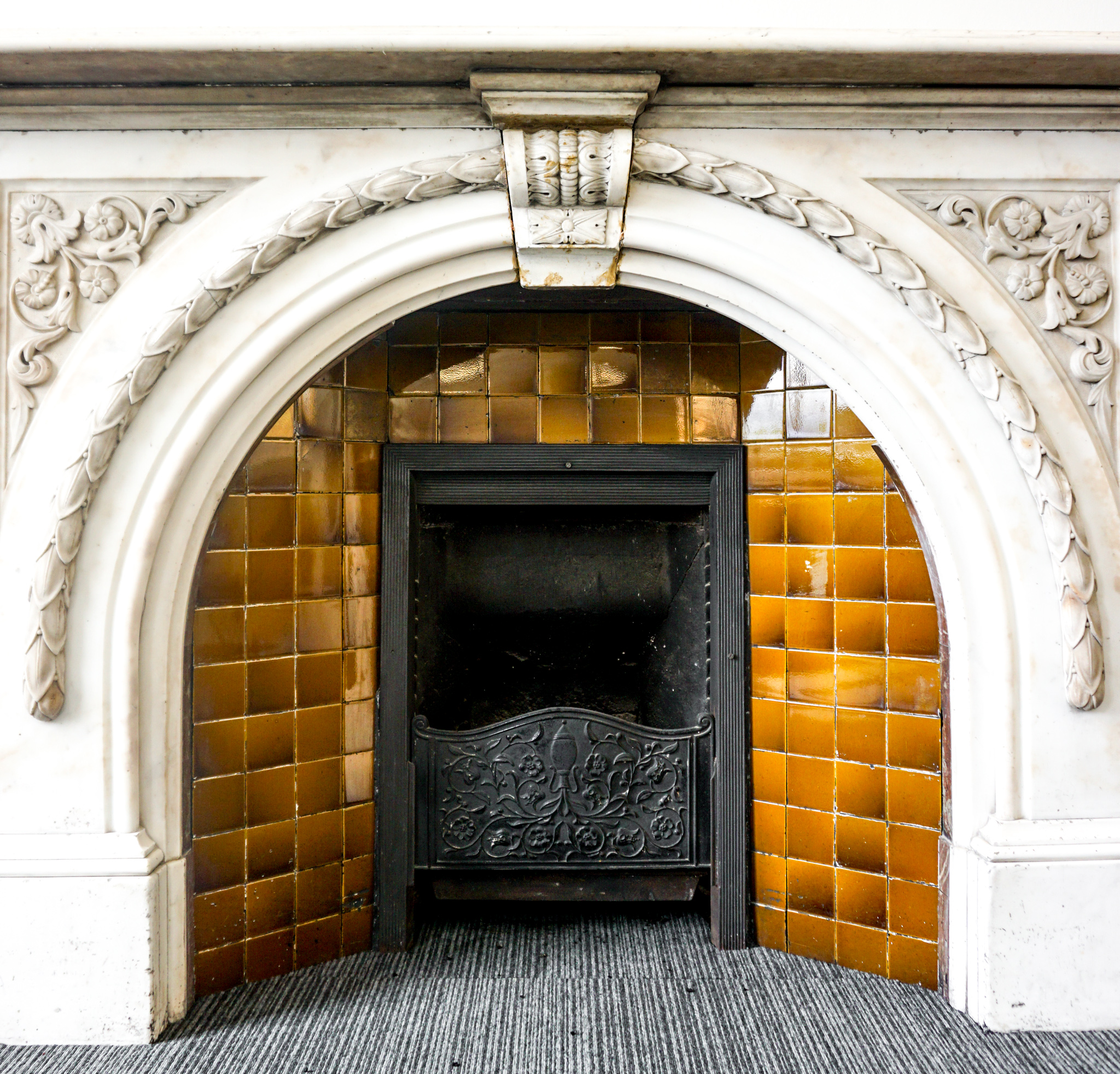 Fireplace at The Clement Rooms, The Strand