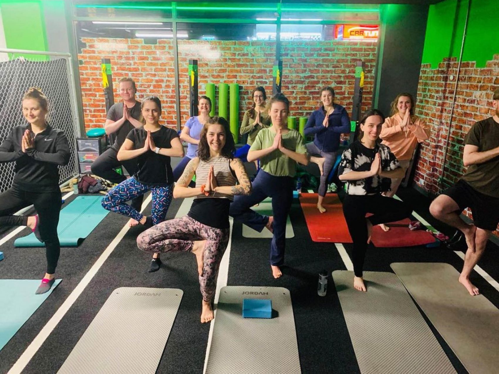 Yoga class at Energie Fitness in Cricklewood
