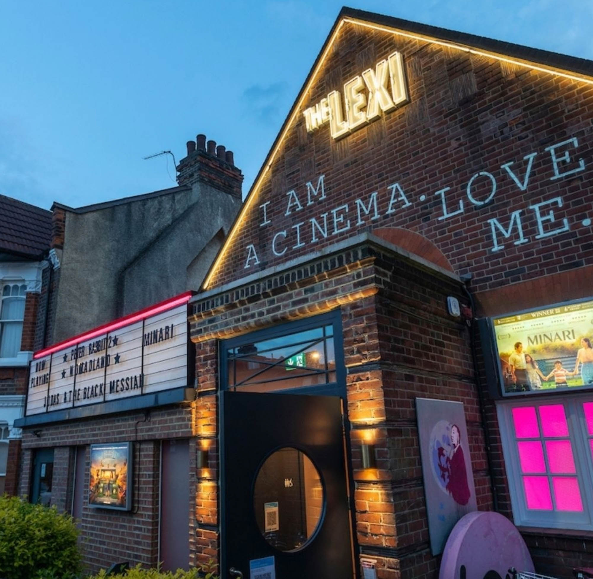 Outside shot of Lexi cinema in kensal rise