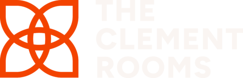 TCR Logo White Clementine