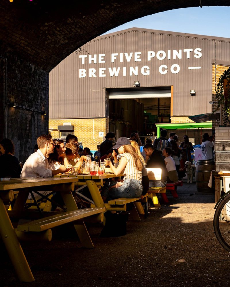 The Five Points Brewery Taproom in London Field's