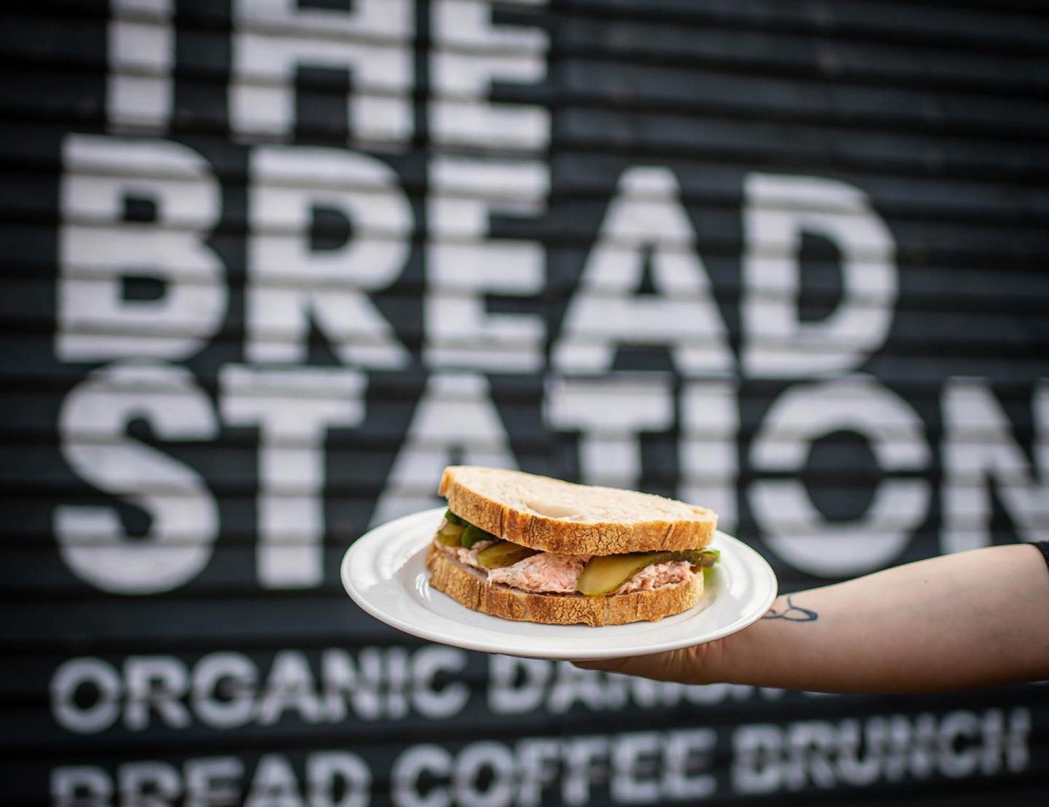 Sandwich from The Bread Station in London Fields' Hackney