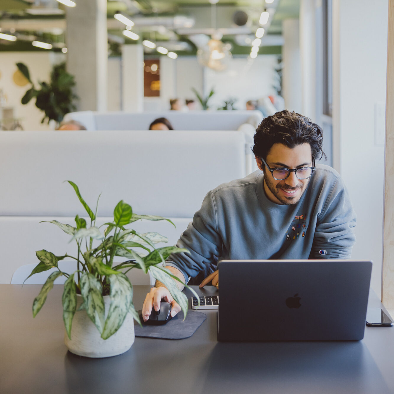 Man working on the laptop Man working on the laptop